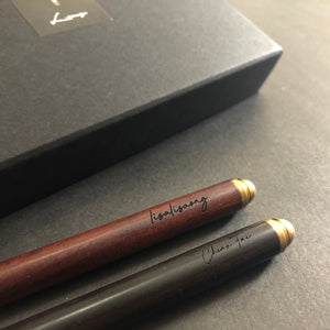 Instyle Pen Holder + Wooden Pen Set