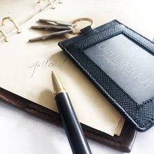 Load image into Gallery viewer, Corporate Set A - Multipurpose Access Card Holder + Wooden Pen