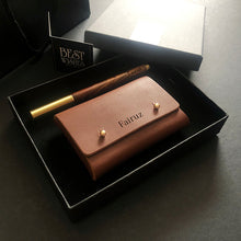 Load image into Gallery viewer, Corporate Set B - Business Card Holder + Wooden Pen