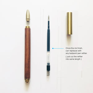 Premium Vintage Set - Journal + Keychain Set + Wooden Pen